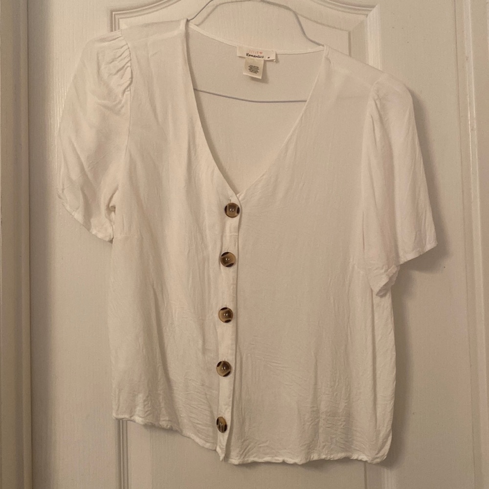 White button down shirt